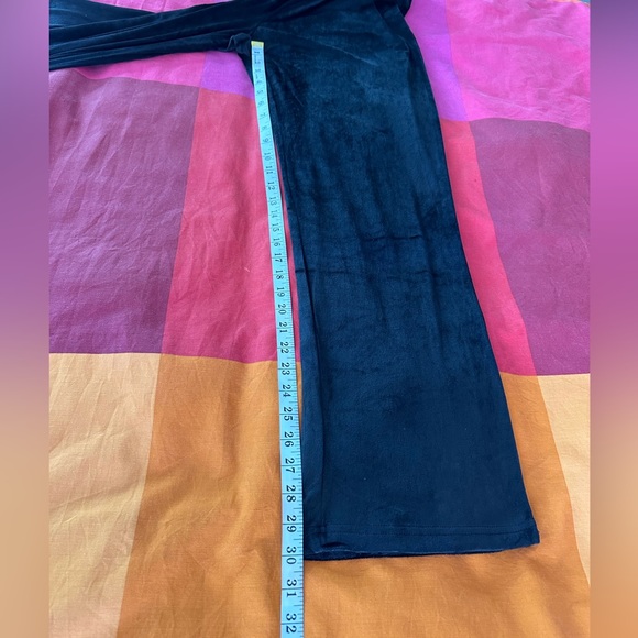 Juicy Couture Sleepwear Velour Rhinestone Pajama Set Top Pant black size medium - Picture 5 of 12